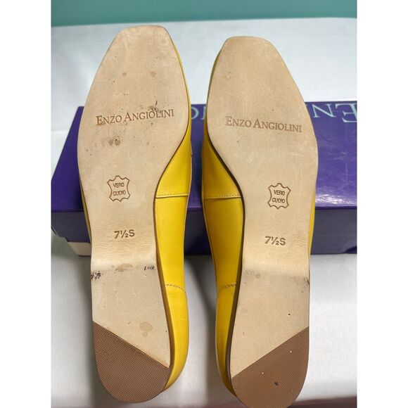 Vibrant Yellow Enzo Angiolini Loafers - Picture 7 of 7